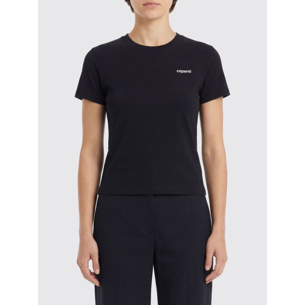 Coperni Women Cotton T-Shirts With Mini Logo Coperni